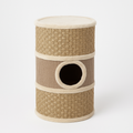 MyPrimePaws 3-Story Small Cat Condo & Scratcher Tower - premium product photo
