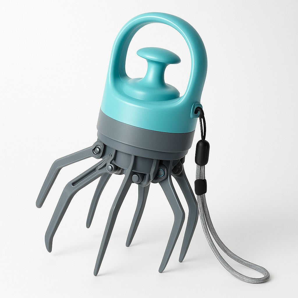 MyPrimePaws Portable Dog Pooper Scooper with Built-in Bag Dispenser - premium product photo