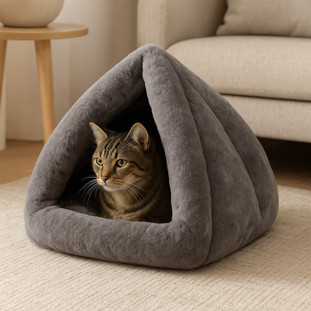 MyPrimePaws Plush Cloud Sofa – Ultra-Warm & Cozy Small Dog Bed & Cat Bed - premium product photo