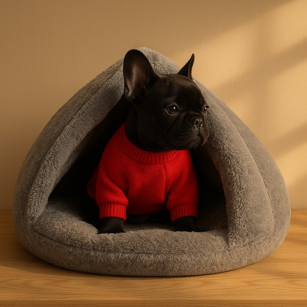 MyPrimePaws Plush Cloud Sofa – Ultra-Warm & Cozy Small Dog Bed & Cat Bed - premium product photo