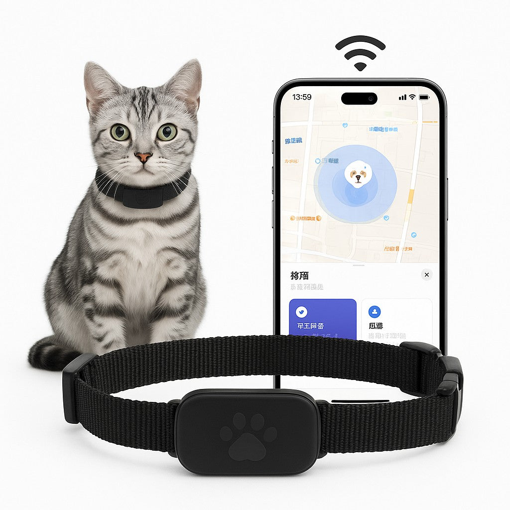 PrimeFind Apple Find My Bluetooth Pet GPS Tracker & Anti-Lost Collar Tag - premium product photo