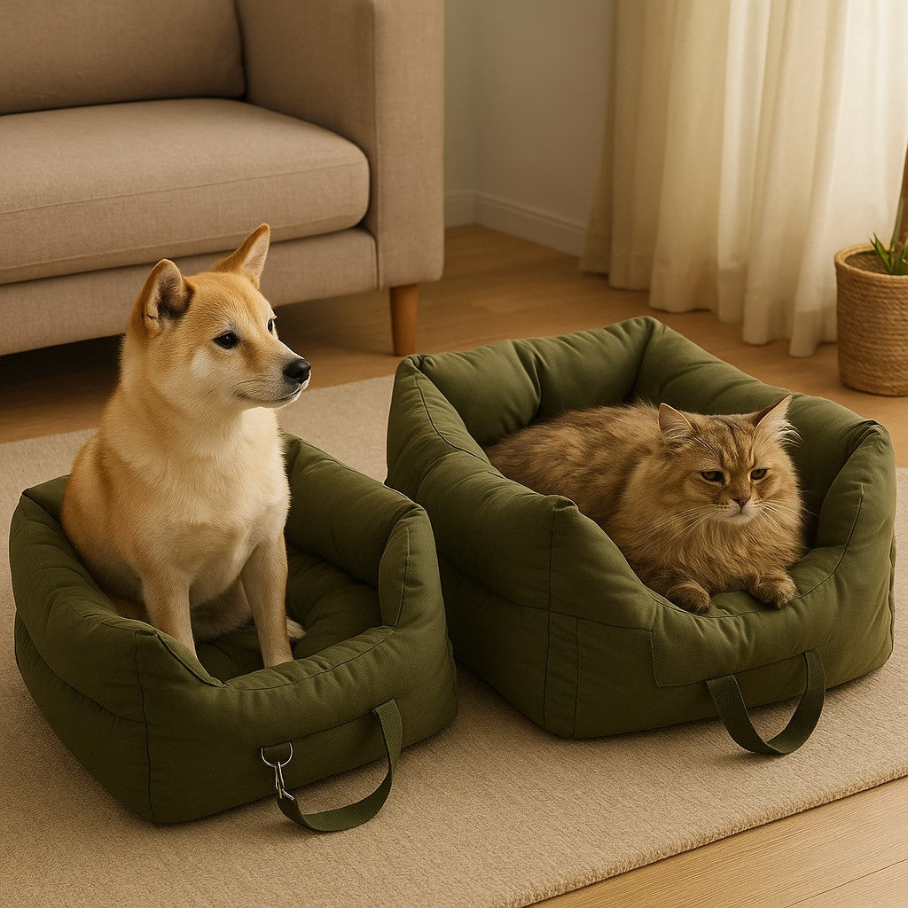 Prime Paws Luxury Dog Car Seat & Travel Bed for Small Dogs - premium product photo