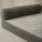 MyPrimePaws Luxury Corduroy Pet Sofa Bed | Calming & Orthopedic Support - premium product photo