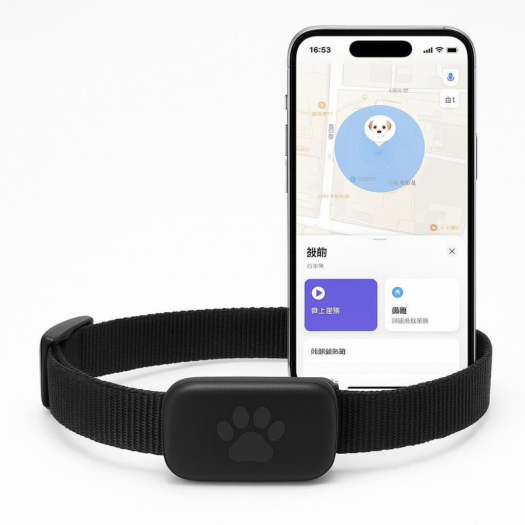 PrimeFind Apple Find My Bluetooth Pet GPS Tracker & Anti-Lost Collar Tag - premium product photo