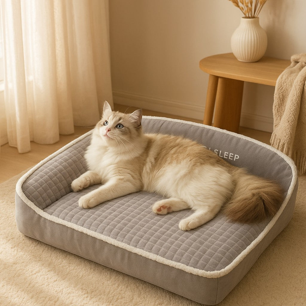 Dog Bed Small Dog for Winter Pet Warm Sofa Halloween Basket Mat Medium Cushions Big Cushion Puppy Accessories Large Dogs Bed - premium product photo