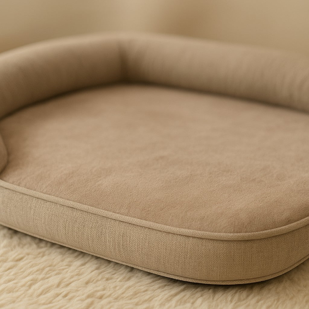 Prime Paws Orthopedic Sofa Dog Bed with Supportive Bolster & Non-Slip Base - premium product photo