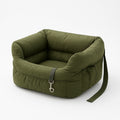 PrimePaws Plush Dog Car Seat & Secure Travel Bed - premium product photo