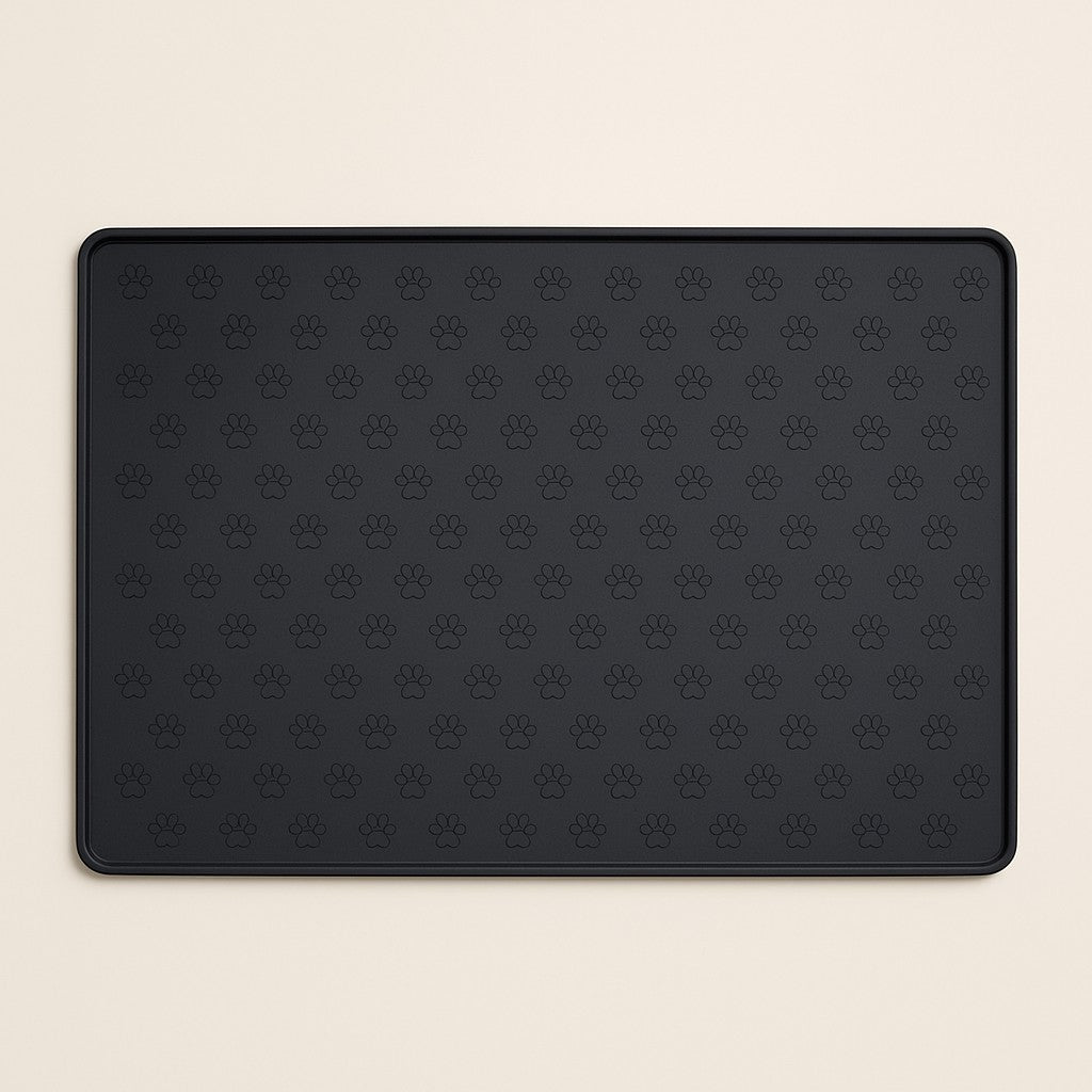MyPrimePaws Premium Easy-Clean Waterproof Silicone Pet Feeding Mat for Dogs & Cats - premium product photo