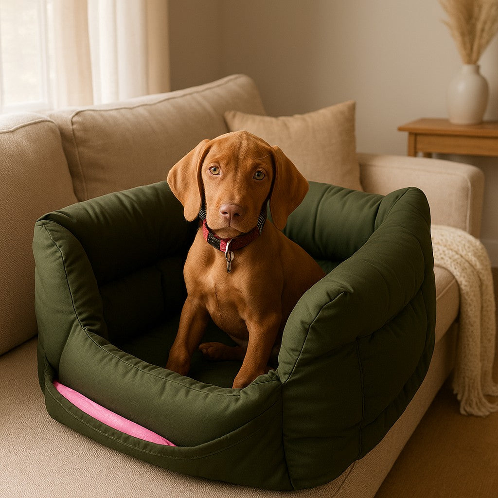 Prime Paws SafeRide Dog Car Seat for Small Dogs & Travel Bed - premium product photo