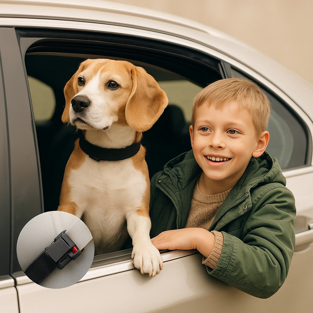 MyPrimePaws Premium Adjustable Pet Car Seat Belt (2-Pack) - Safe & Tangle-Free Dog & Cat Travel Accessory - premium product photo