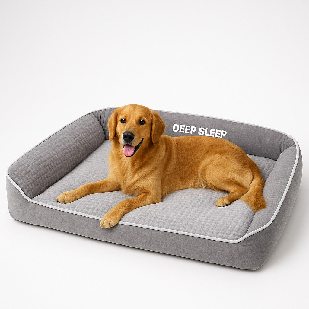 The Ultimate Orthopedic Corduroy Warm Dog Sofa Bed & Winter Pet Mat - premium product photo