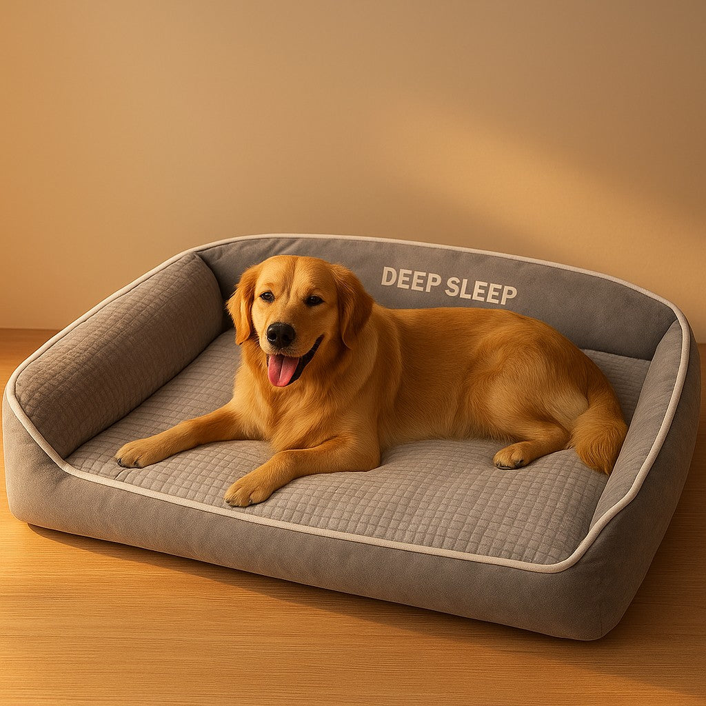 The Ultimate Orthopedic Corduroy Warm Dog Sofa Bed & Winter Pet Mat - premium product photo