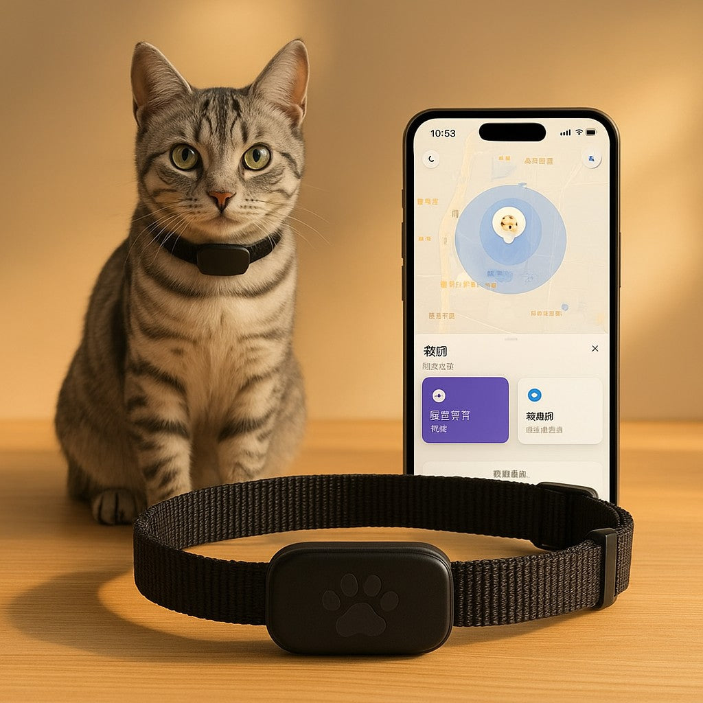 PrimeFind Apple Find My Bluetooth Pet GPS Tracker & Anti-Lost Collar Tag - premium product photo