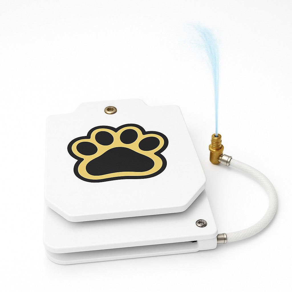 MyPrimePaws Outdoor Step-On Dog Water Fountain | Fresh, Fun & Automatic Hydration - premium product photo