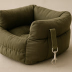 Prime Paws SafeRide Dog Car Seat for Small Dogs & Travel Bed - premium product photo