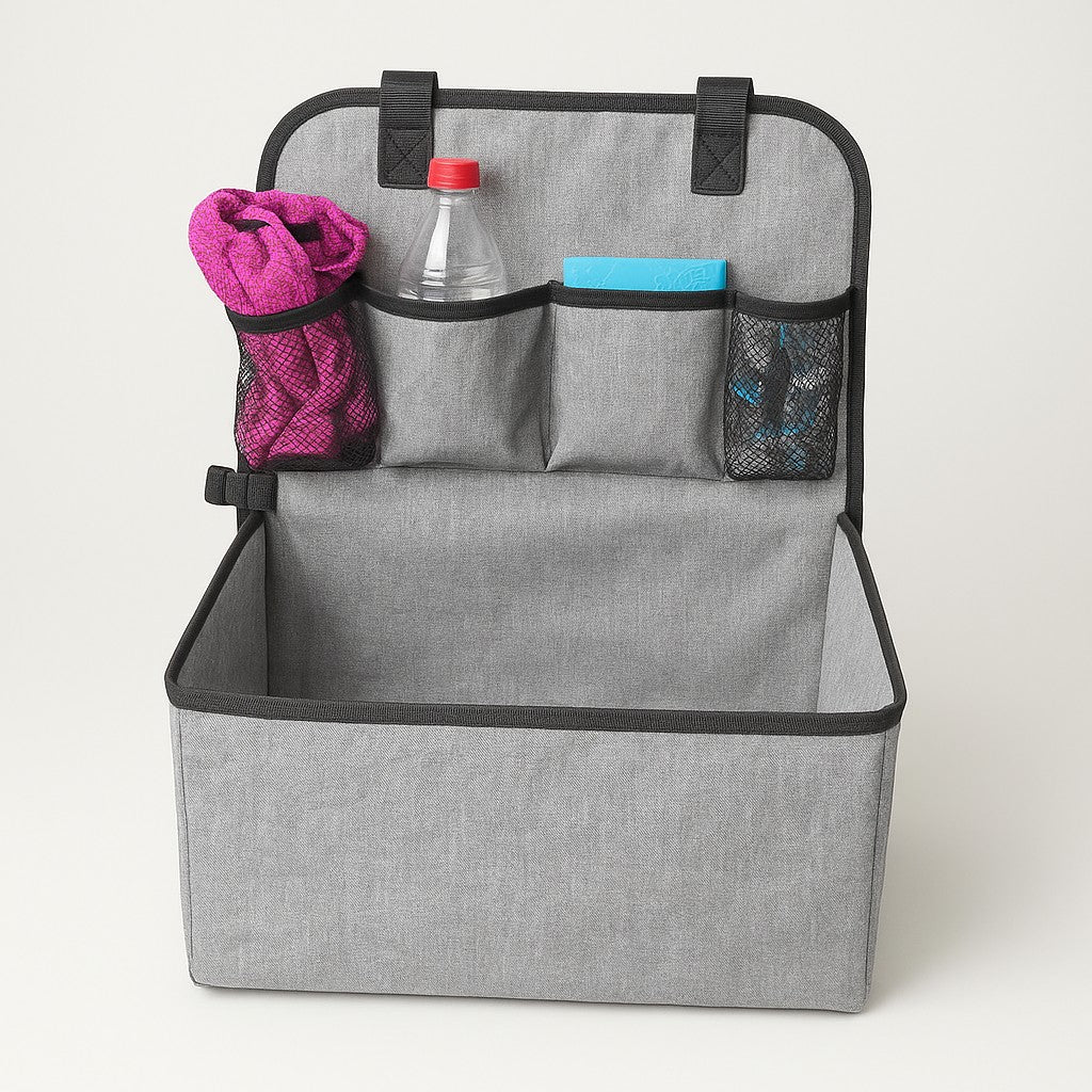 Prime Paws Deluxe Dog Car Seat & Pet Booster Seat with Storage Pockets - premium product photo