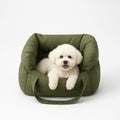 Prime Paws SafeRide Dog Car Seat for Small Dogs & Travel Bed - premium product photo