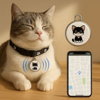 Prime Paws Smart Bluetooth Pet GPS Tracker & Waterproof Collar Locator - premium product photo