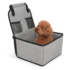 Prime Paws Deluxe Dog Car Seat & Pet Booster Seat with Storage Pockets - premium product photo