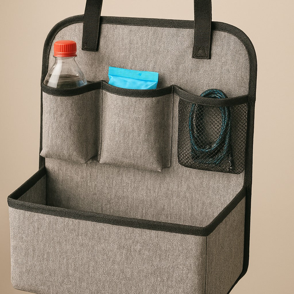 Prime Paws Deluxe Dog Car Seat & Pet Booster Seat with Storage Pockets - premium product photo